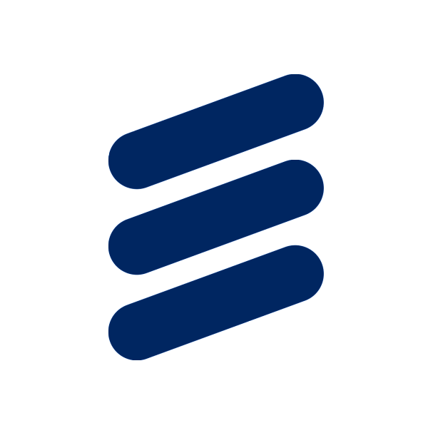 Three Blue Lines In A Circle Logo