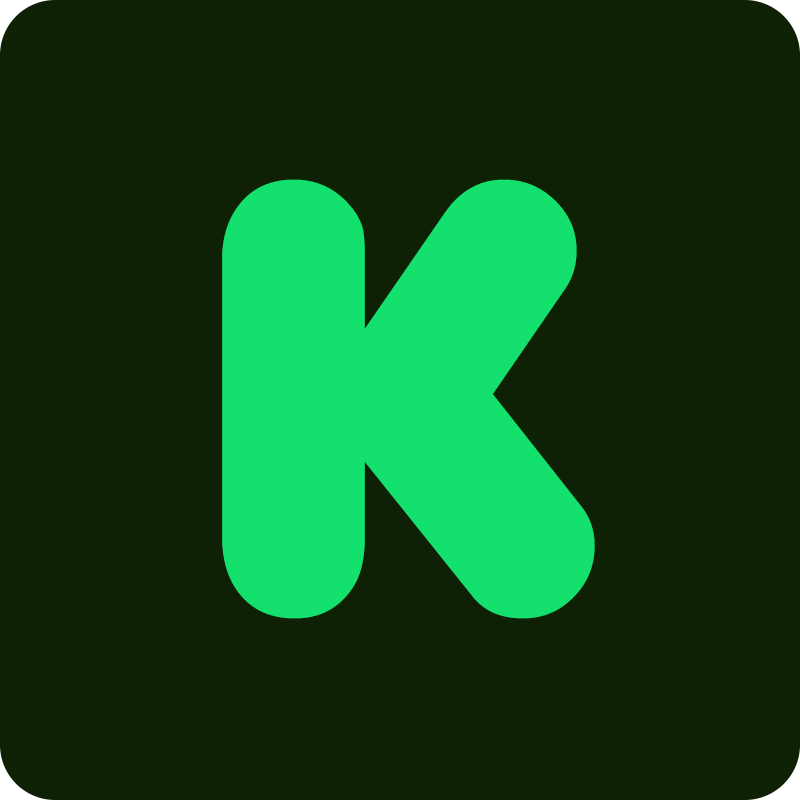 Green K Logo LogoDix