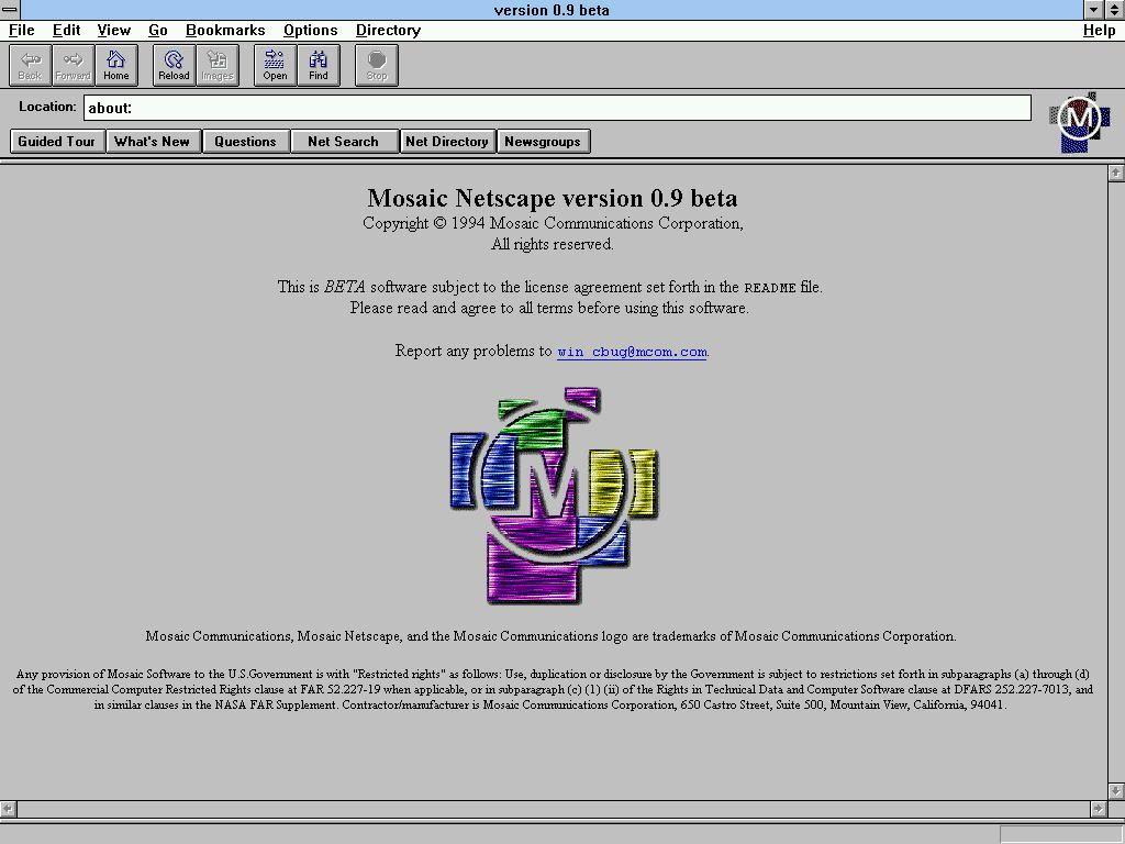 Original Netscape Logo LogoDix