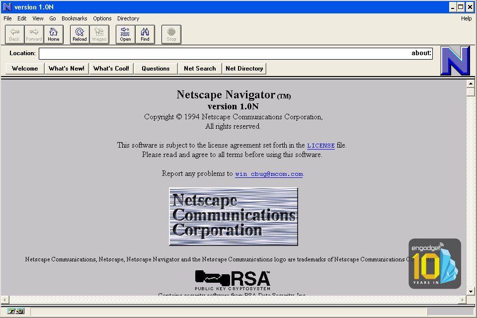 Original Netscape Logo LogoDix
