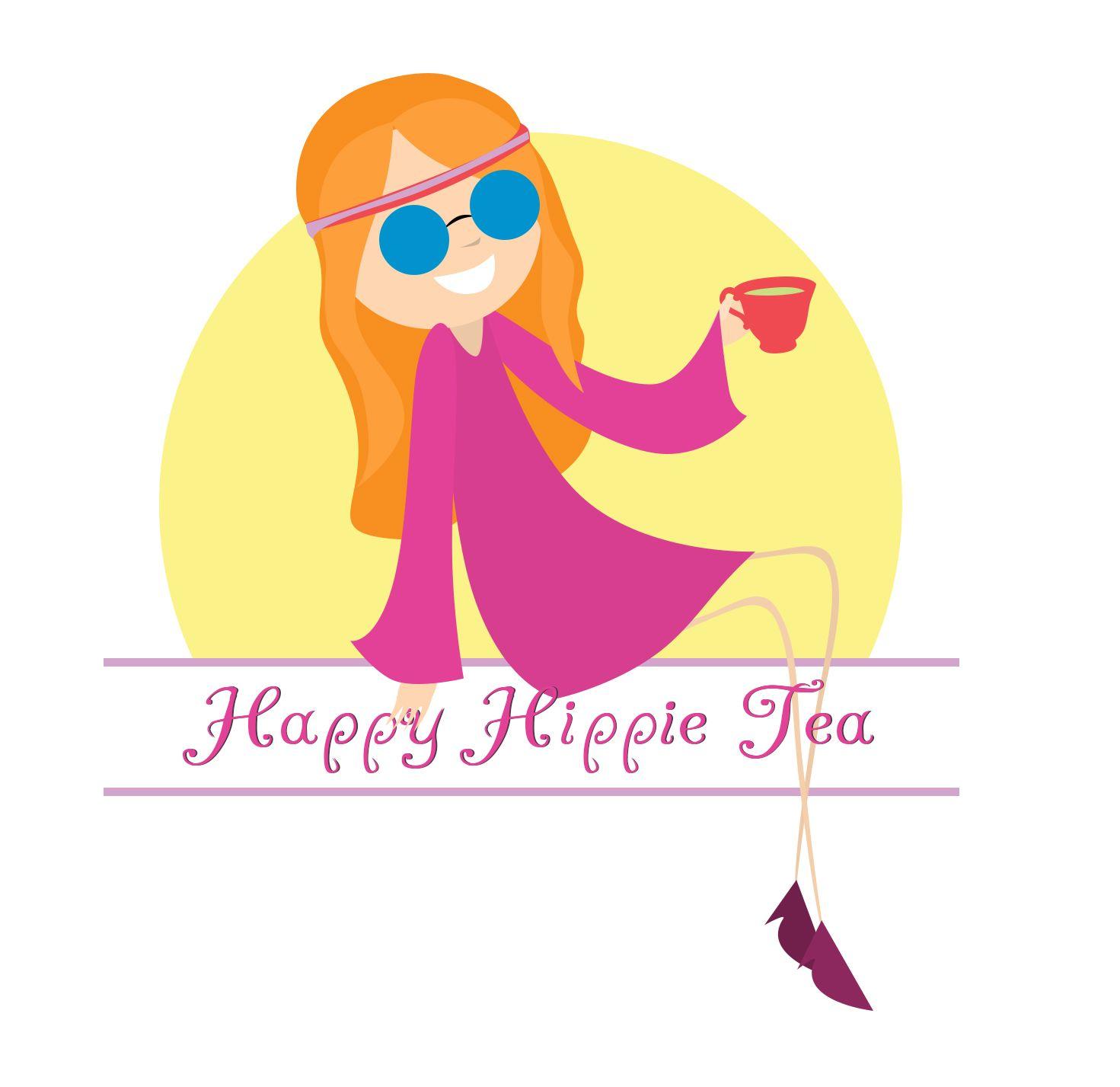 Happy Hippie Logo LogoDix