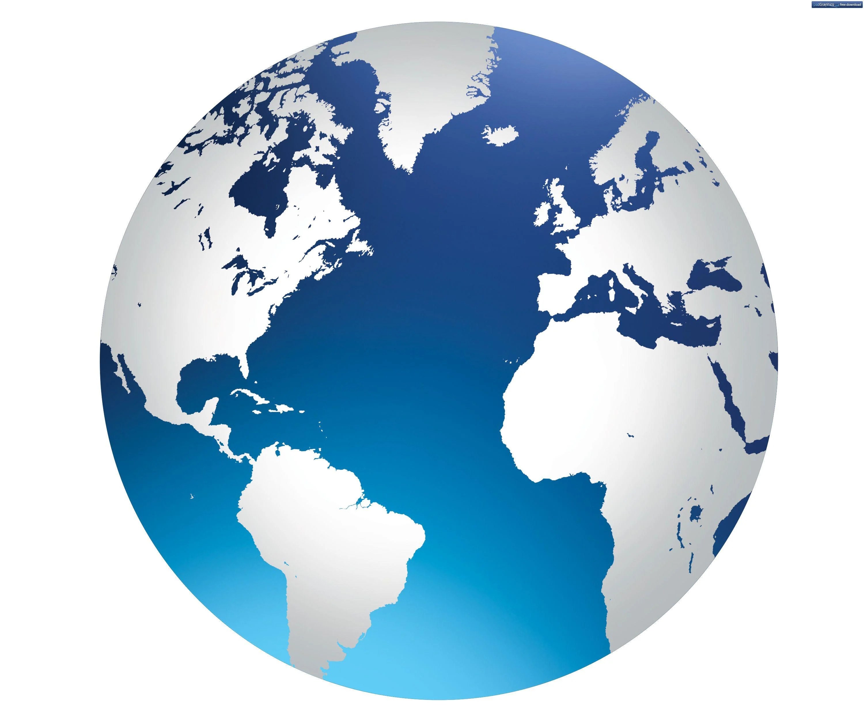 Blue World Globe Logo LogoDix