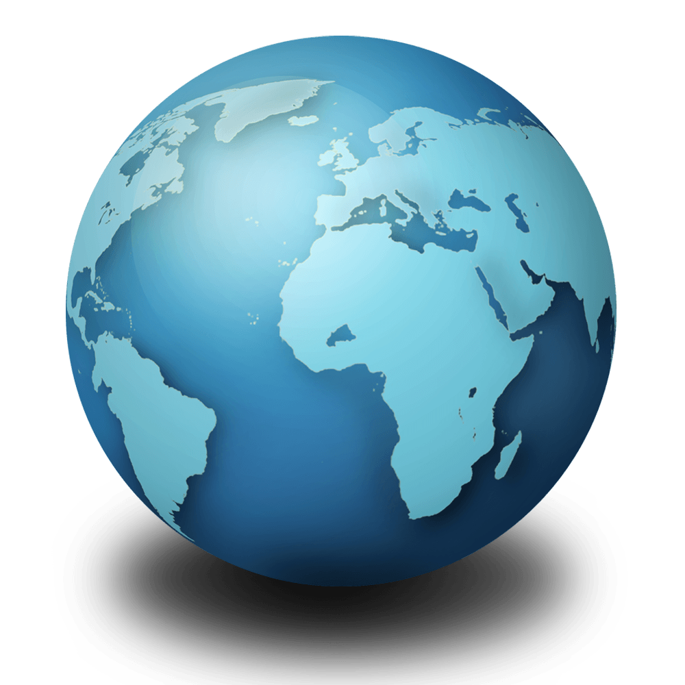 Blue World Globe Logo LogoDix
