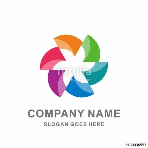 Rainbow Flower Company Logo