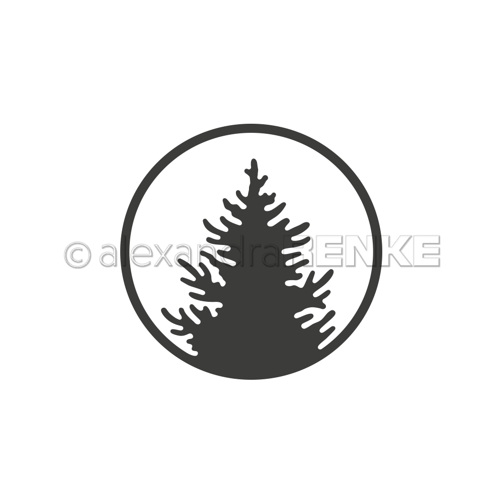Pine Tree Circle Logo LogoDix