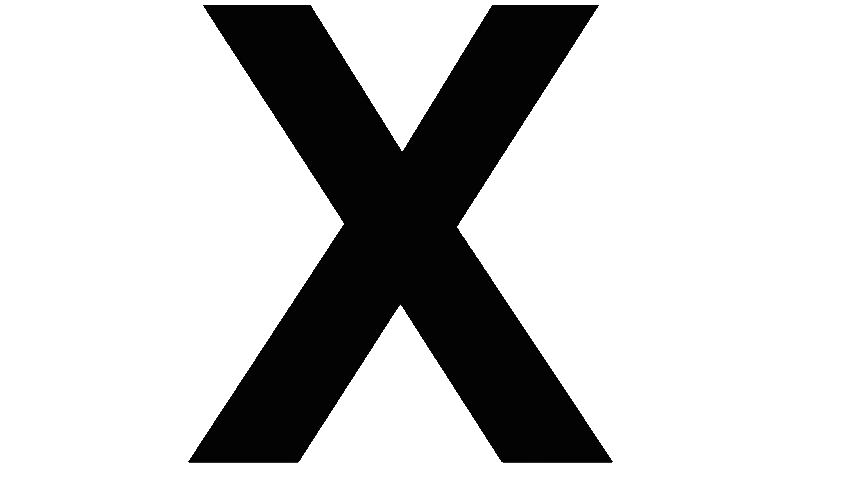 Big X Logo - LogoDix