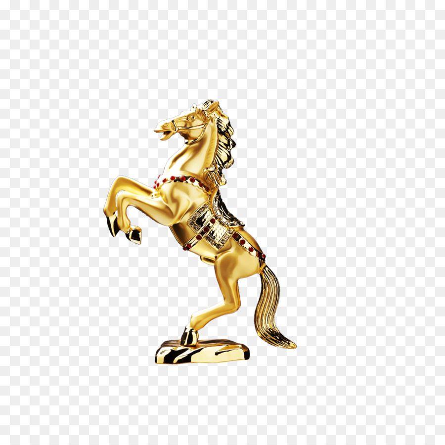 Gold Horse Logo LogoDix