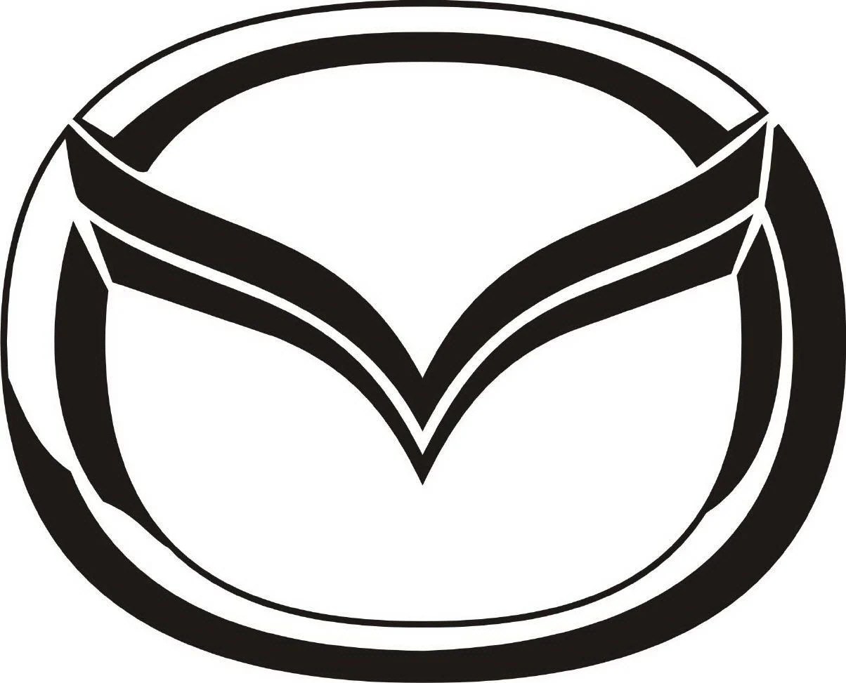 Black Mazda Logo LogoDix