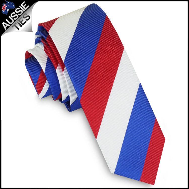 Red White and Blue Stripes Logo LogoDix