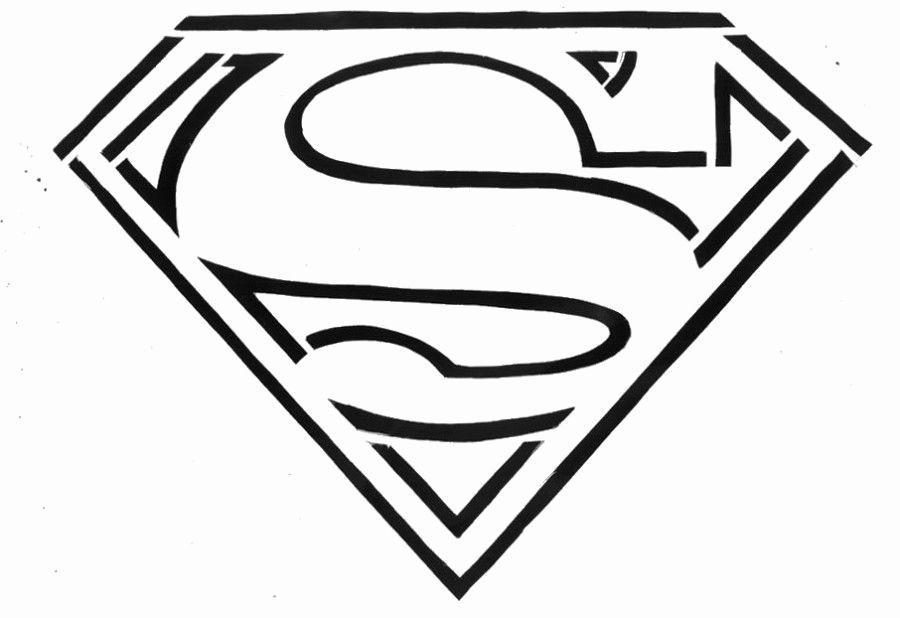 Large Printable Superman Logo - LogoDix