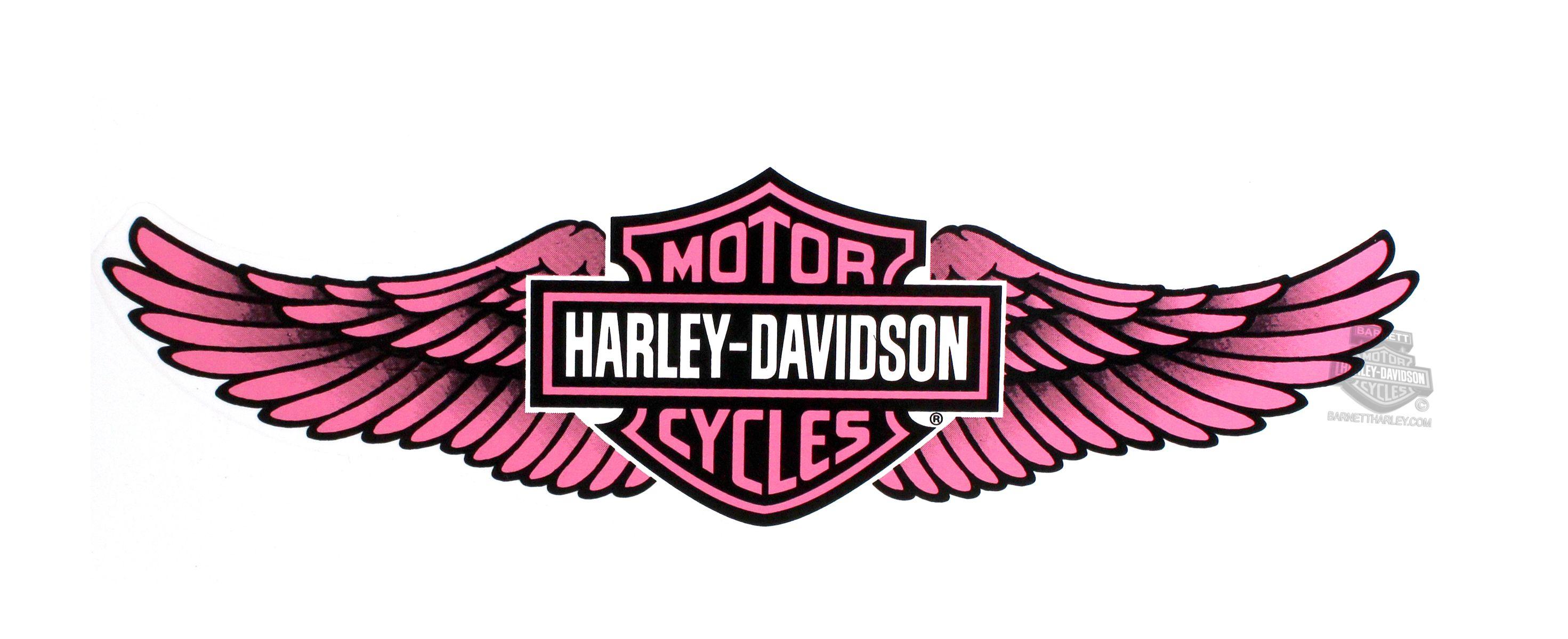 HarleyDavidson Pink Logo LogoDix