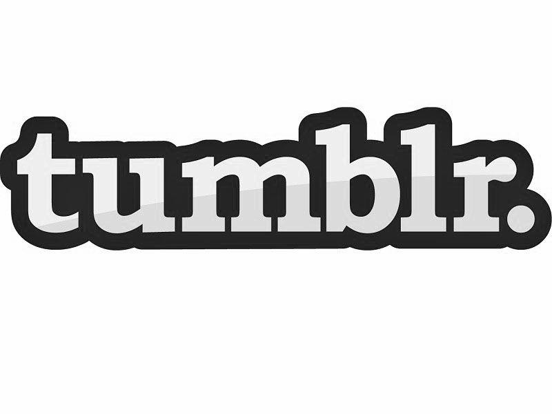 Black and White Tumblr Logo LogoDix