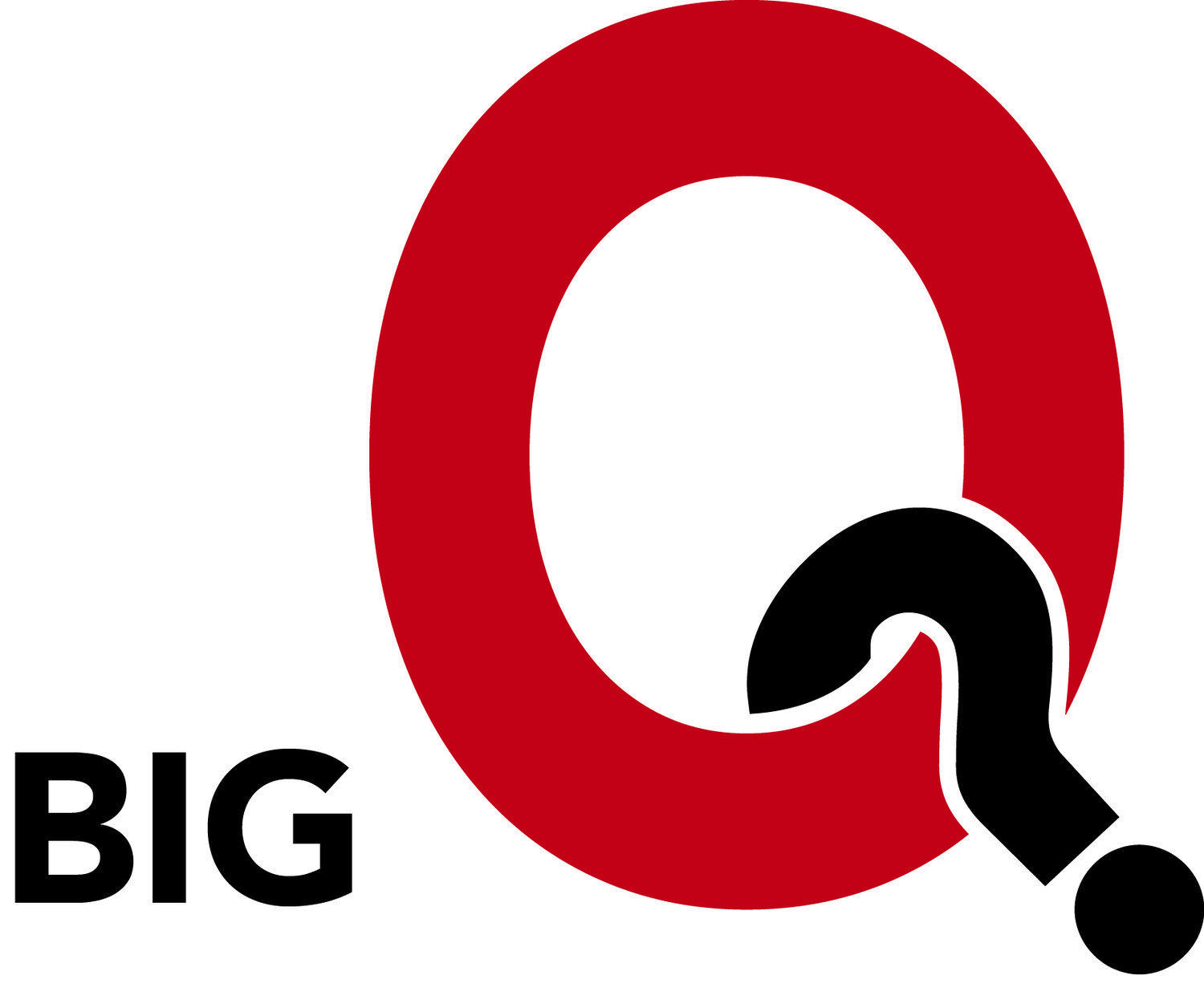 Big Red Q Logo LogoDix