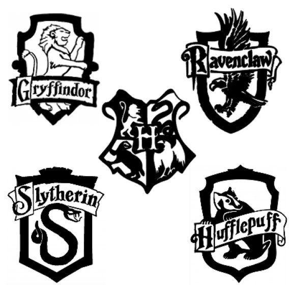 Simple Hogwarts Logo LogoDix