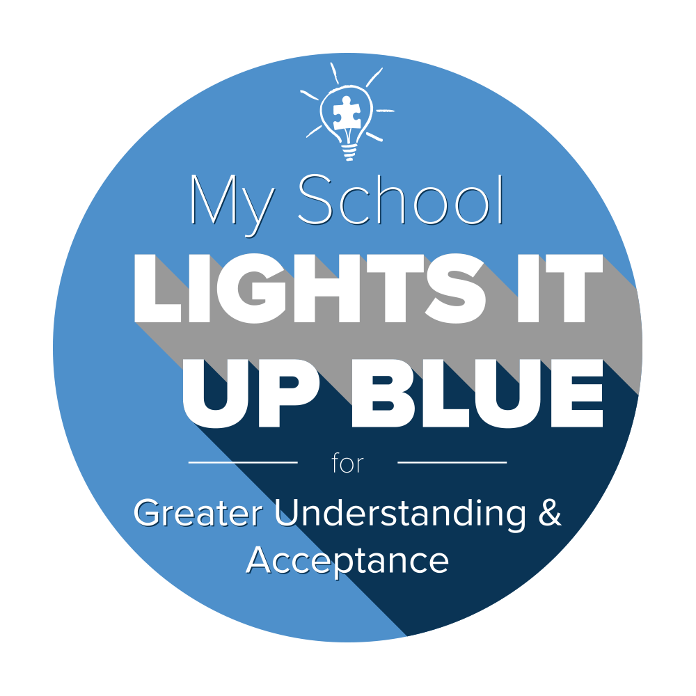 Light It Up Blue Logo LogoDix