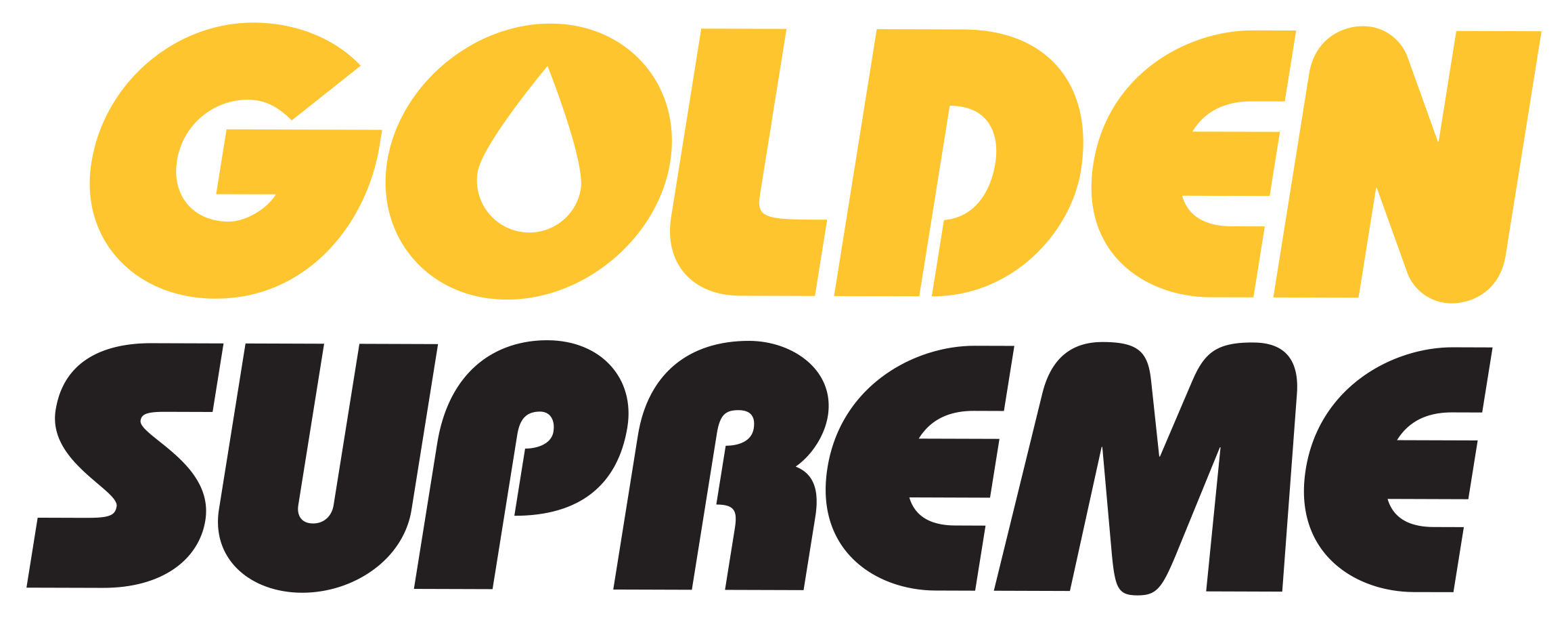 Golden Supreme Logo LogoDix