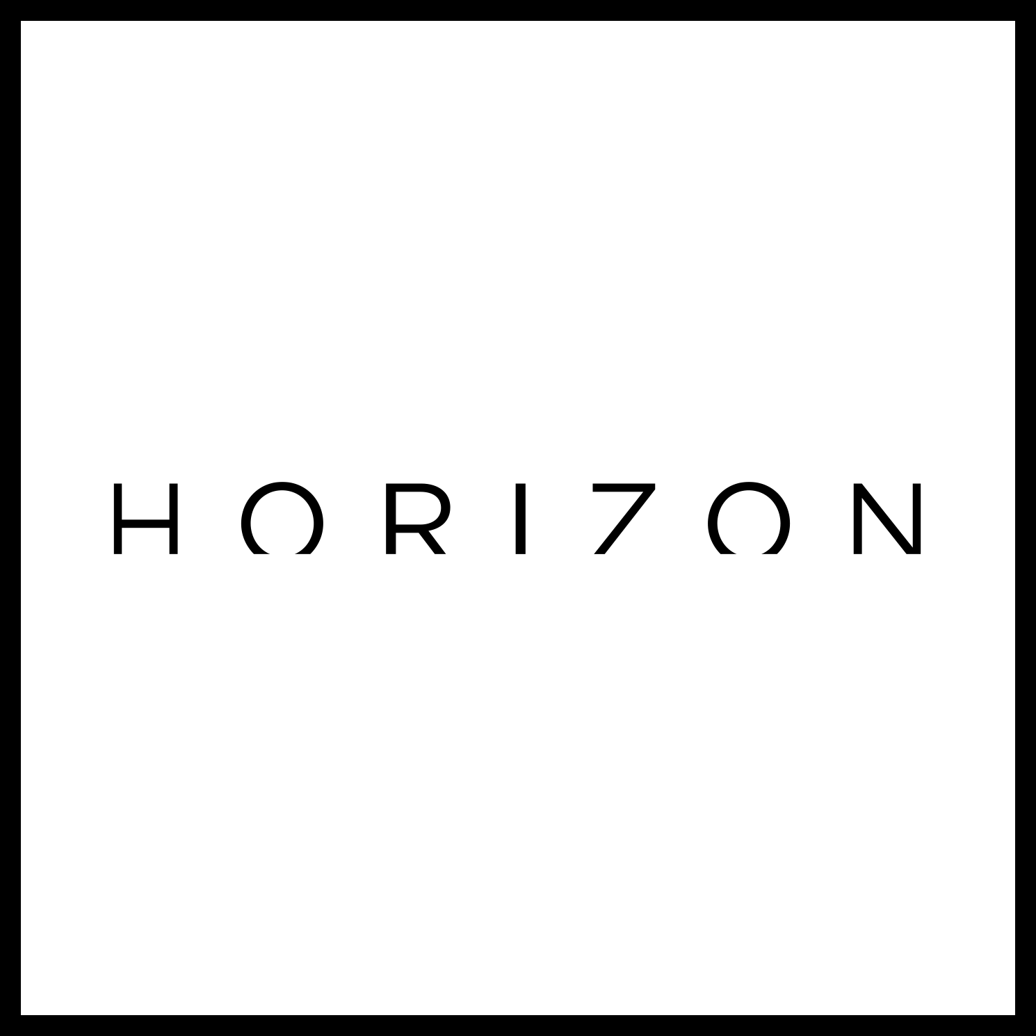 Black and White Square Logo