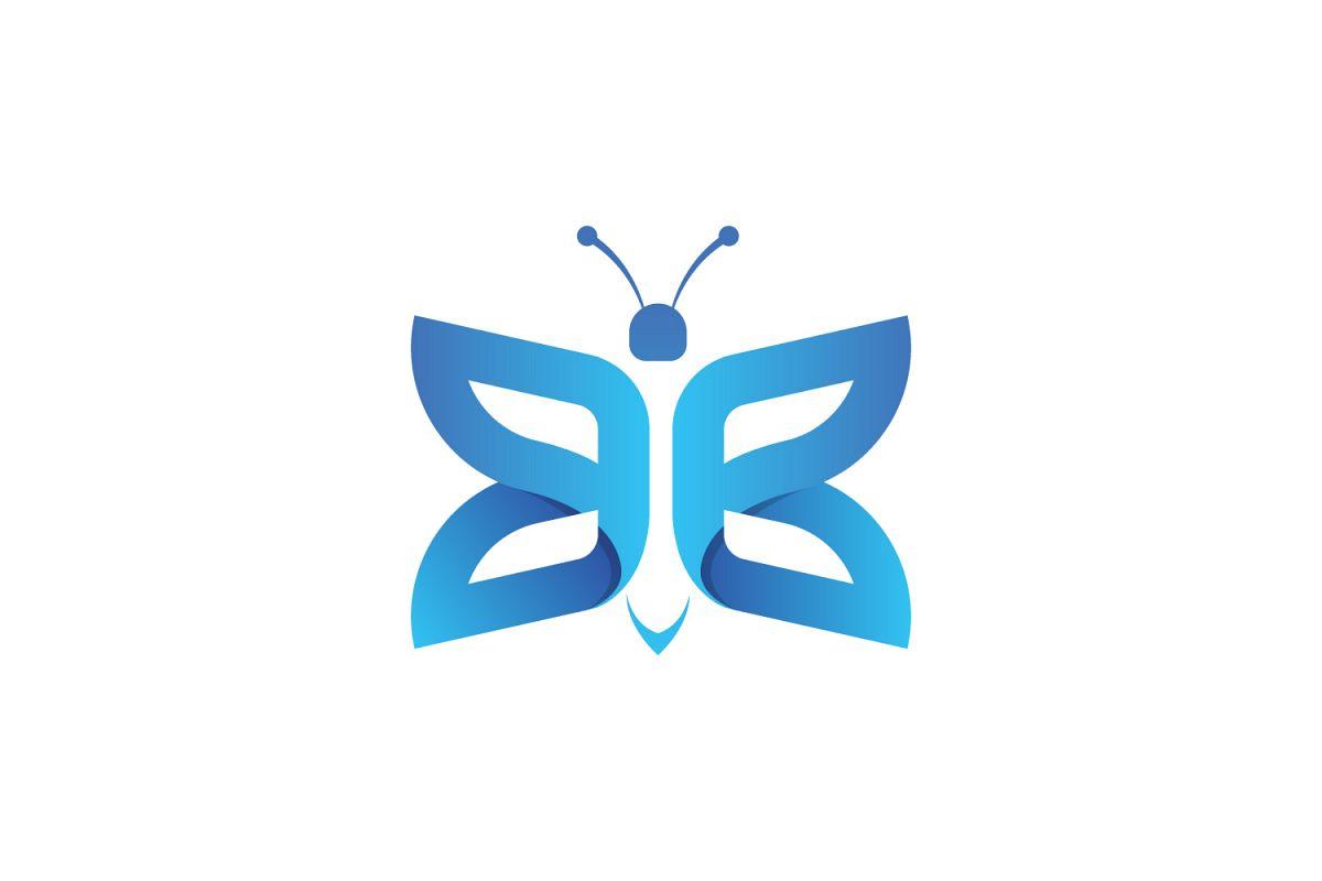 Butterfly Logo LogoDix