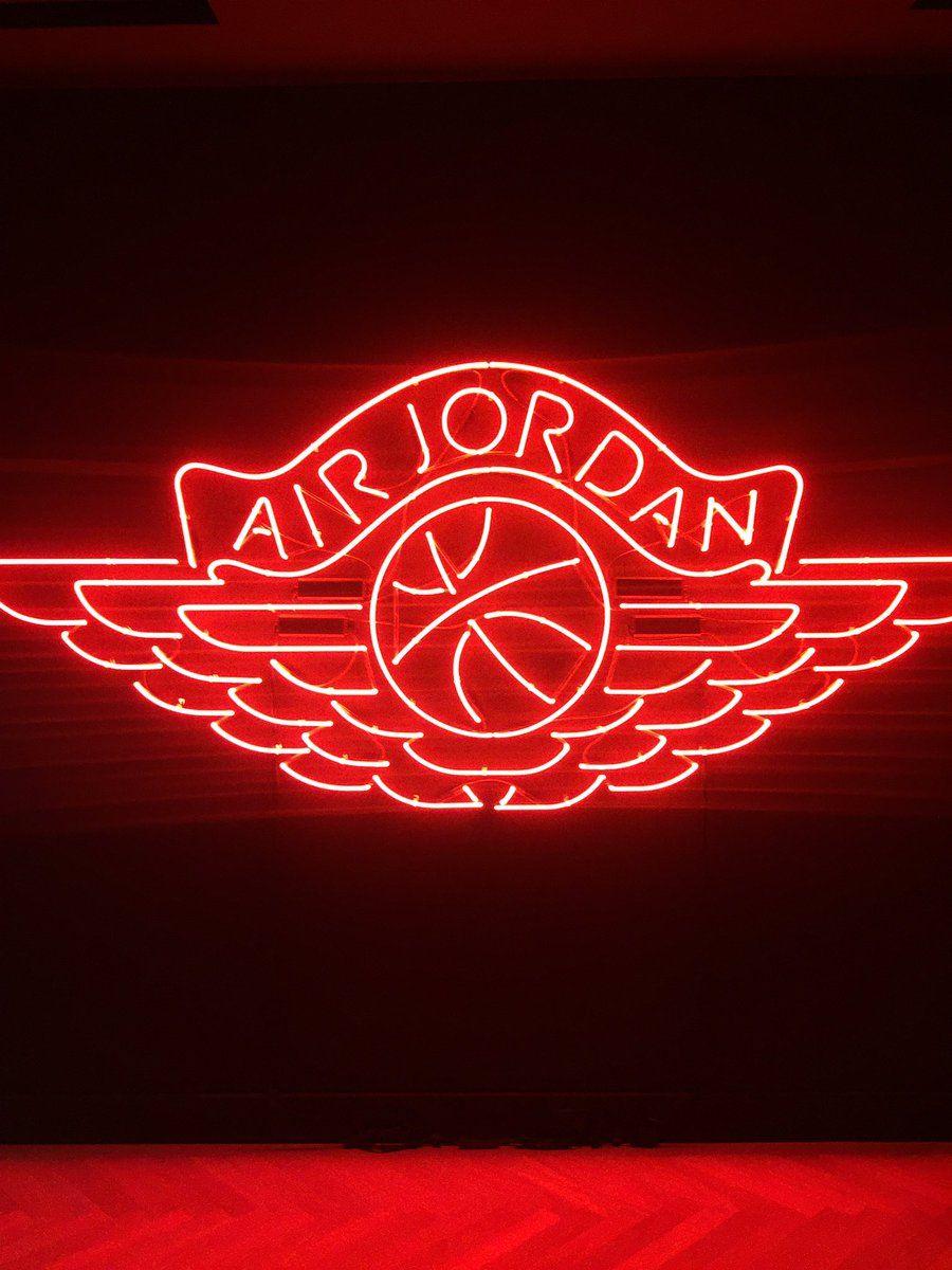 Neon Jordan Logo