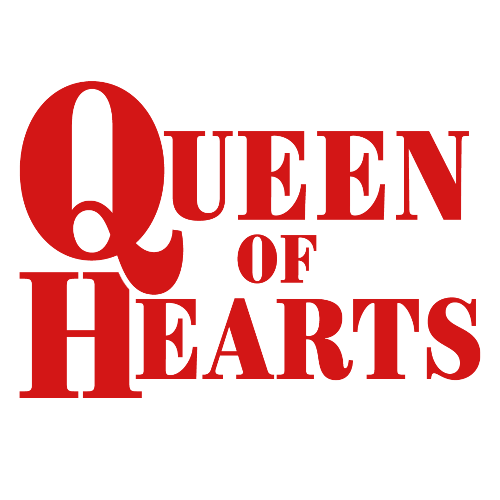 Queen of Hearts Red Logo LogoDix