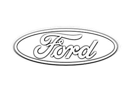 Black and White Ford Logo