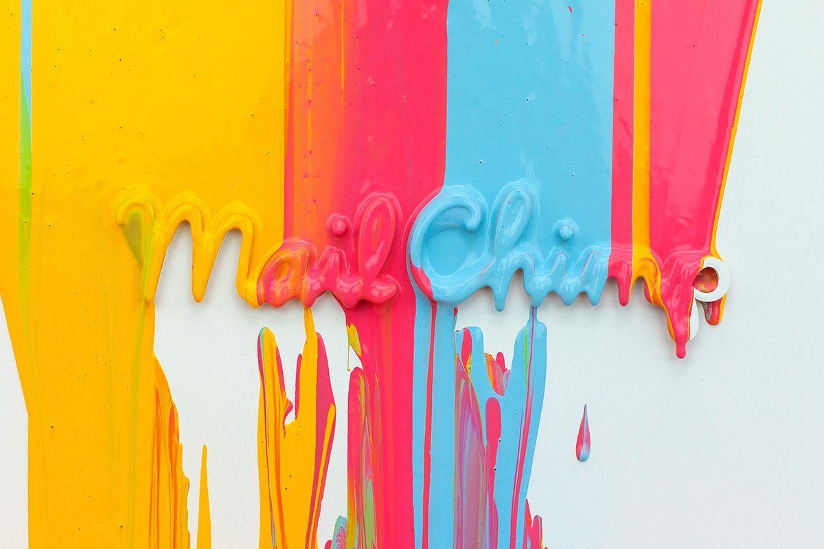 Drip Paint Logo LogoDix