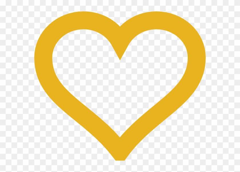 Yellow Heart Logo LogoDix