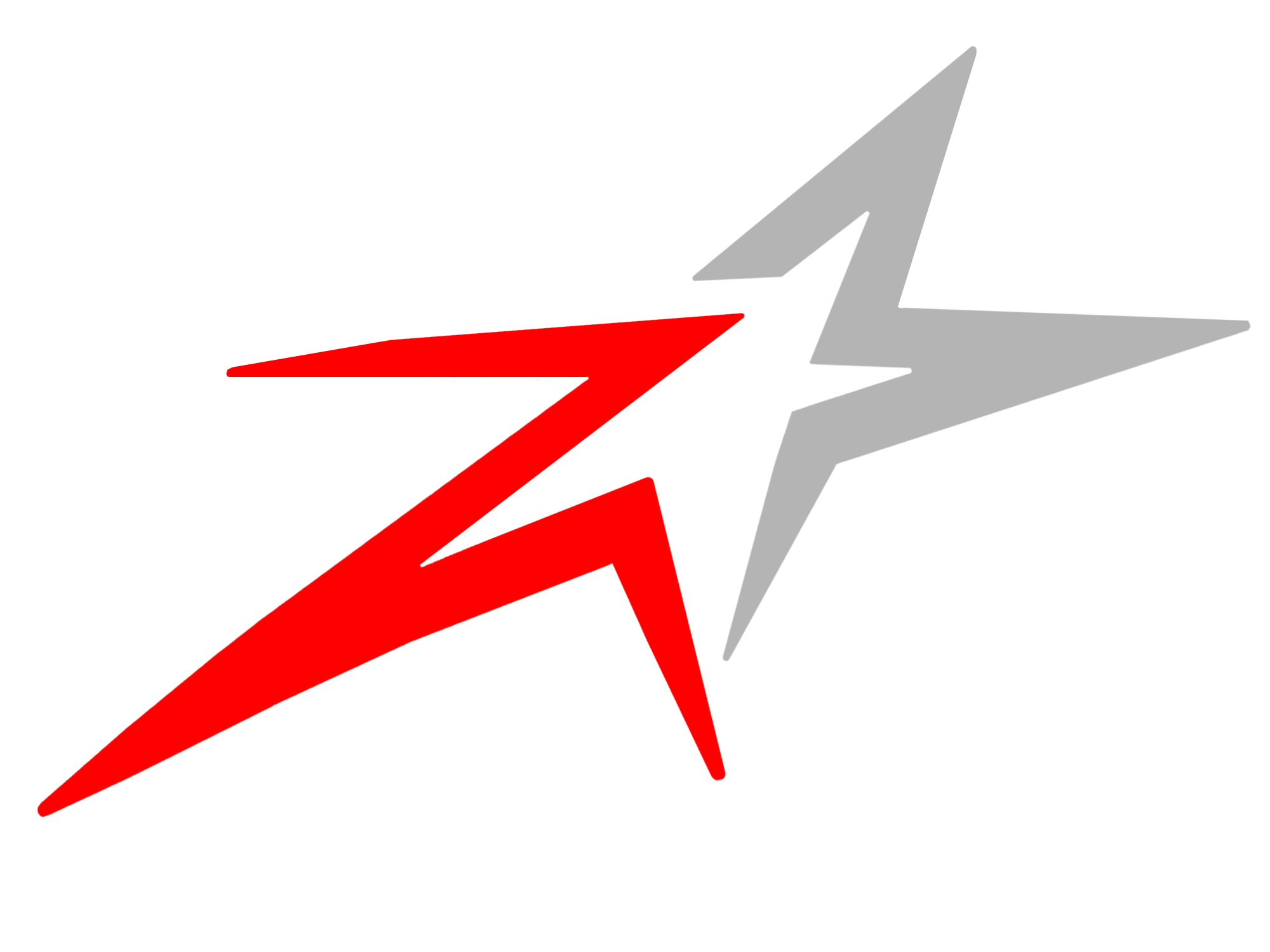 Red and Blue Star Logo LogoDix
