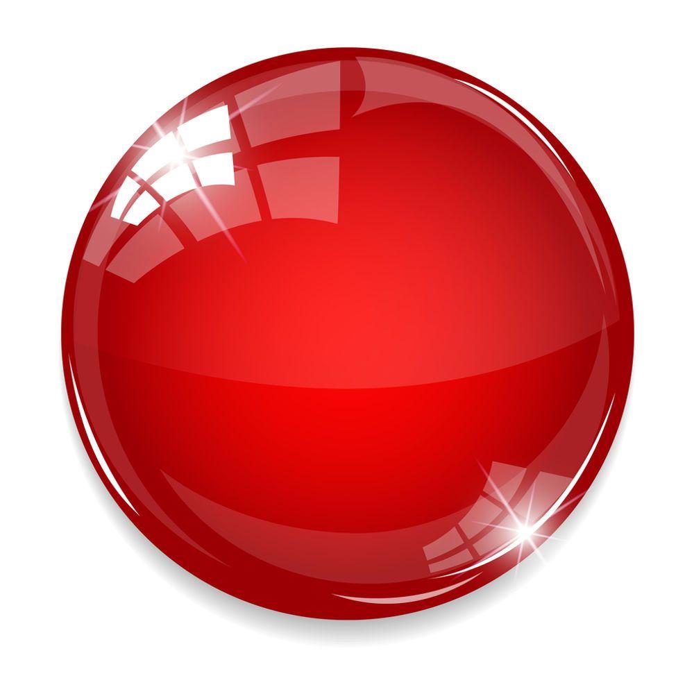 Red Ball with Logo LogoDix