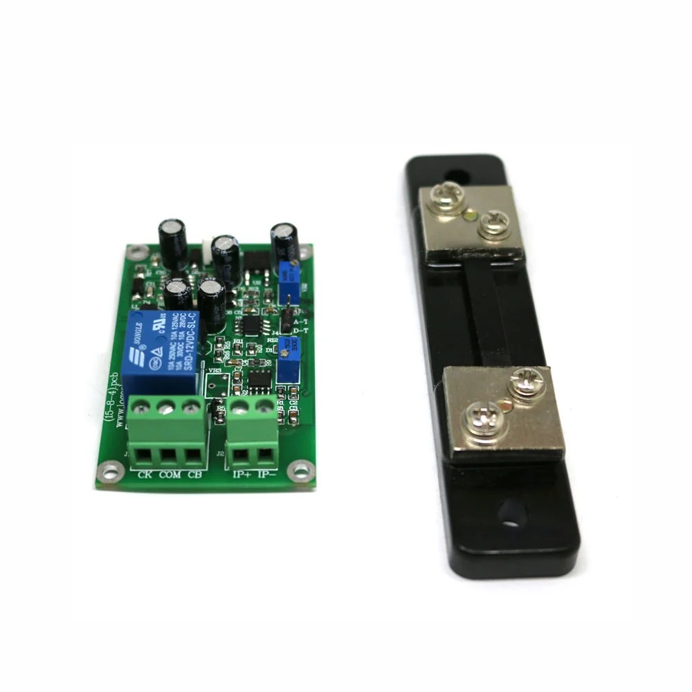 DC Current Detection Sensor Shunt Module Relay 05V Output