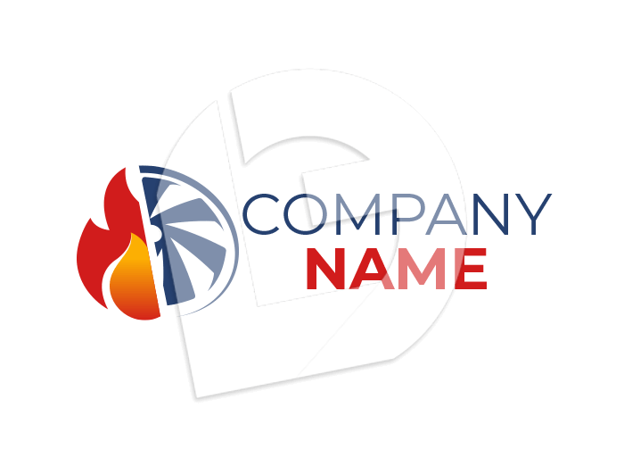 Heating & Cooling Contractor Logo Logo Design Your Own Logo