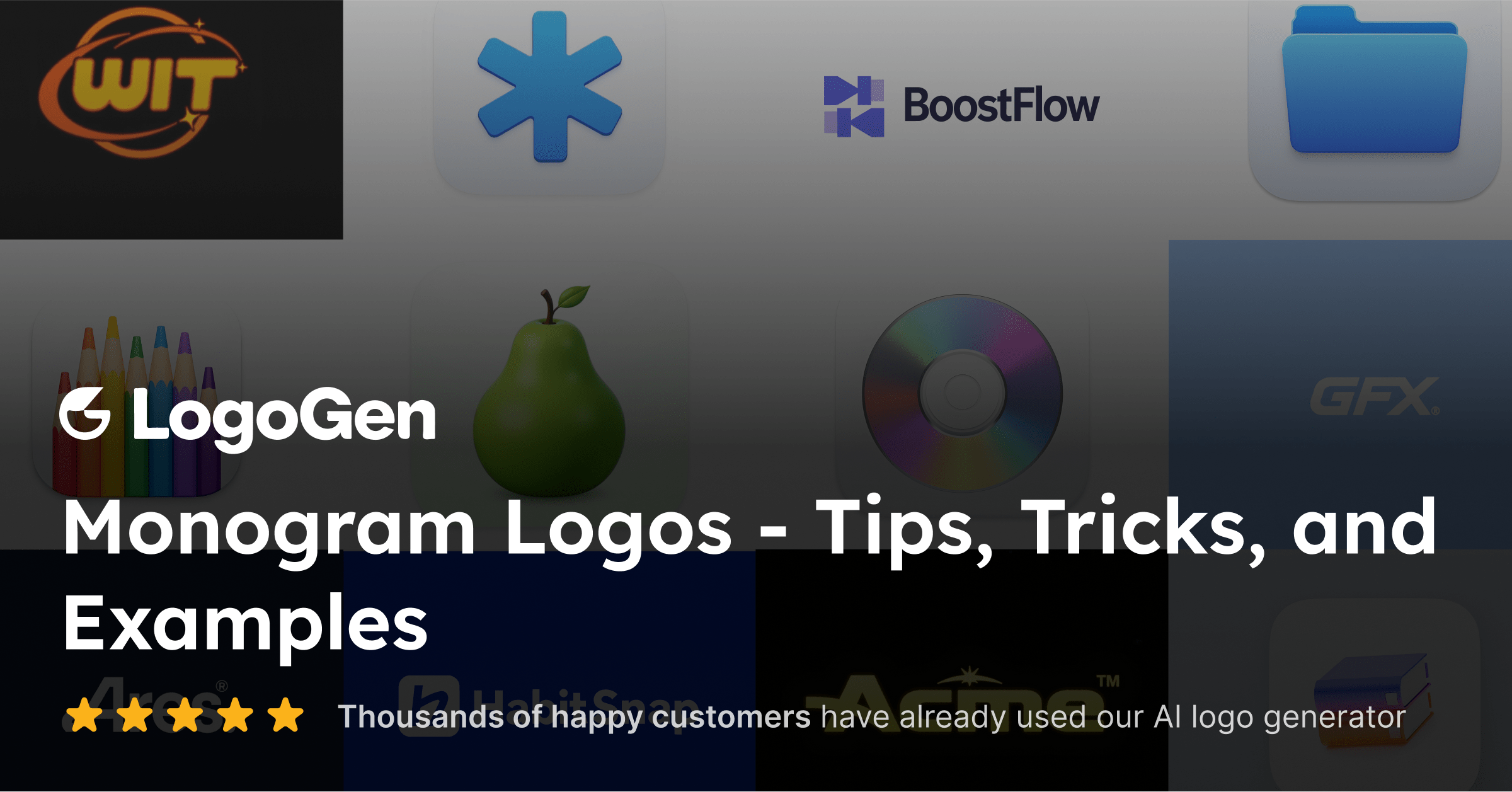 Monogram Logos 101 Definition, Examples, & Tips