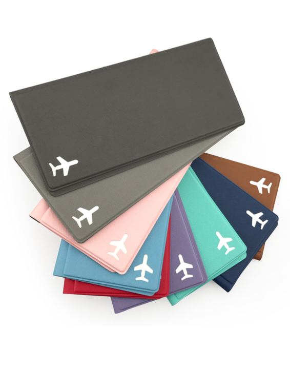 PU Passport Cover/Credit Card Holder Wallet Logoidea