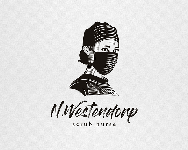 Logopond Logo, Brand & Identity Inspiration (N. Westendorp Scrub Nurse)