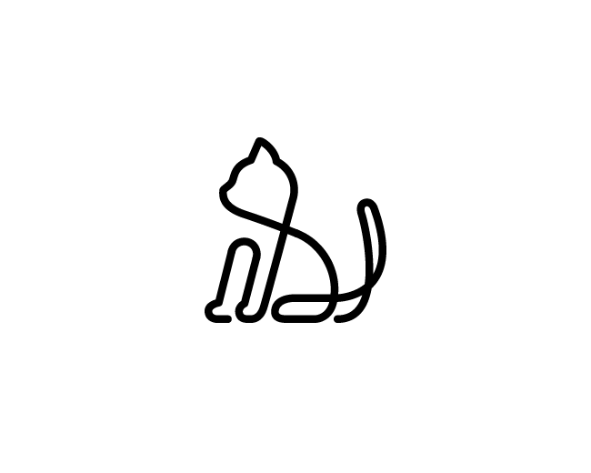 Logopond Logo, Brand & Identity Inspiration (Cat Logo)