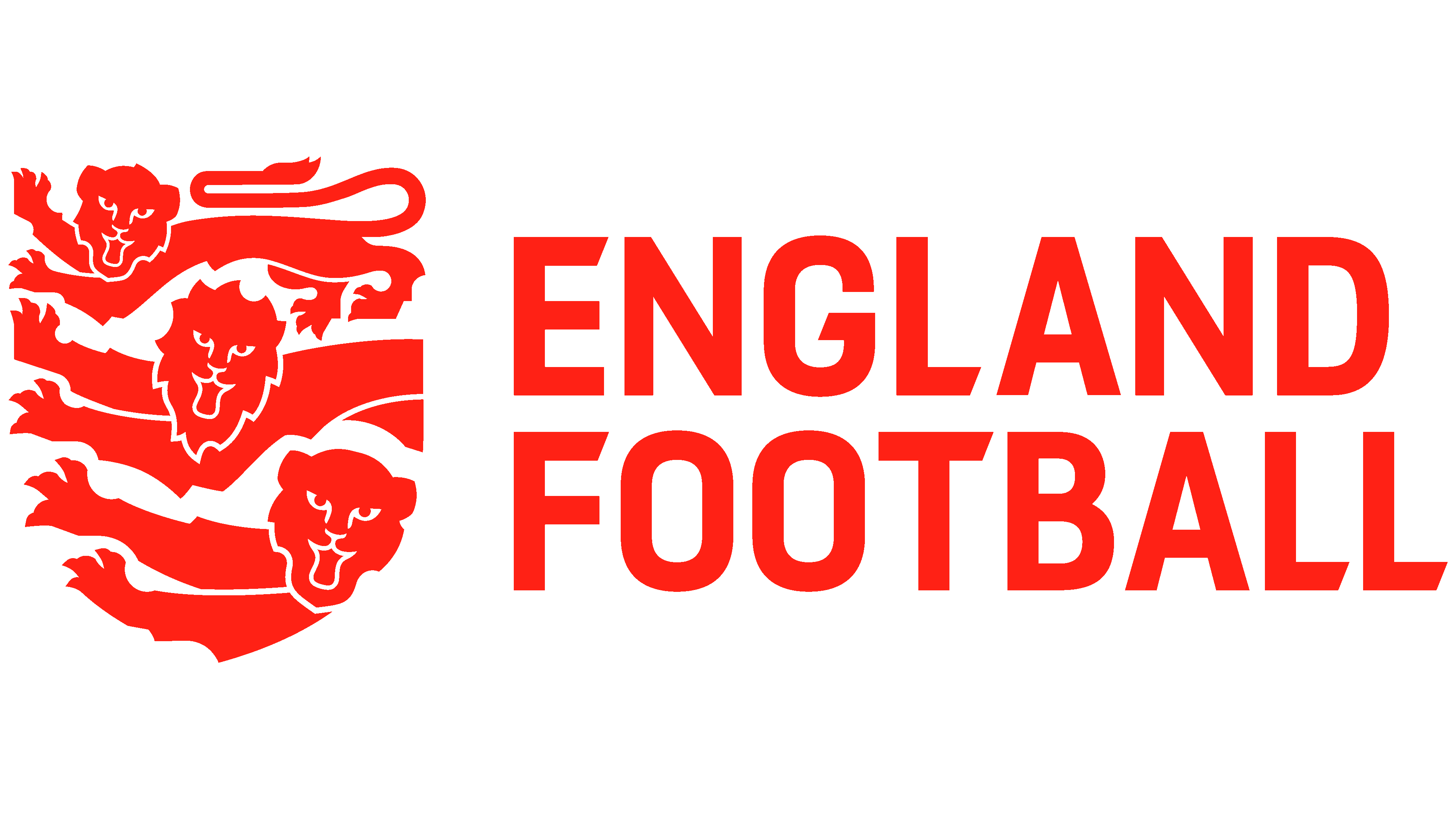 England Football unveils modified lions on its logo