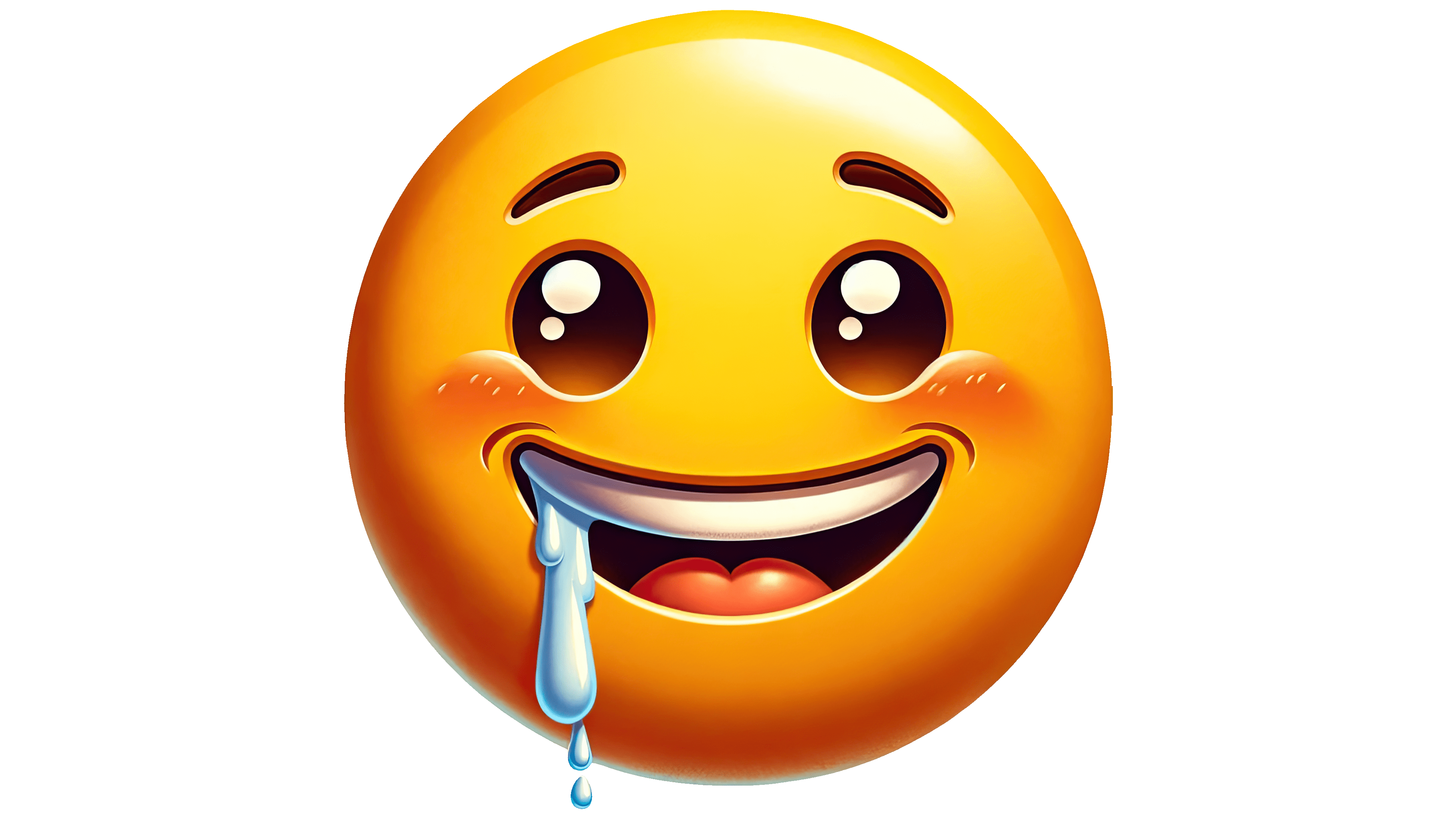 Drooling Emoji what it means and how to use it