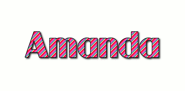 Amanda Logo | Free Name Design Tool from Flaming Text