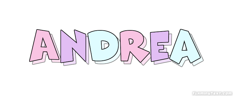 Andrea Logo | Free Name Design Tool from Flaming Text