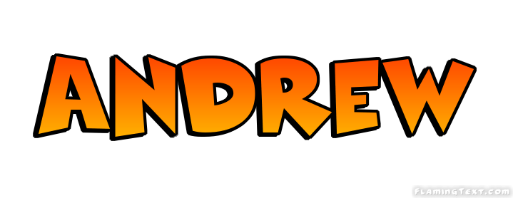 Andrew Logo Free Name Design Tool from Flaming Text