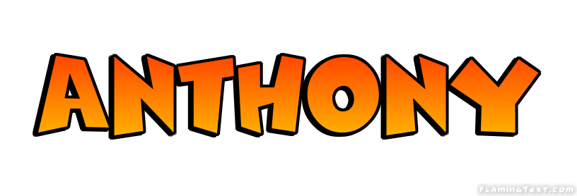 Anthony Logo Free Name Design Tool from Flaming Text