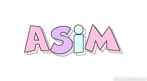 Asim Logo Free Name Design Tool from Flaming Text