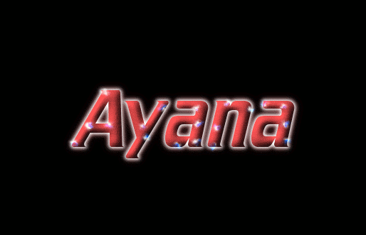 Ayana Logo Free Name Design Tool from Flaming Text