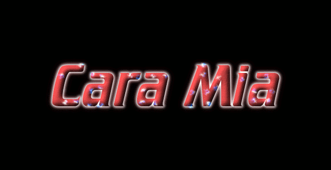 Cara Mia Logo Free Name Design Tool from Flaming Text
