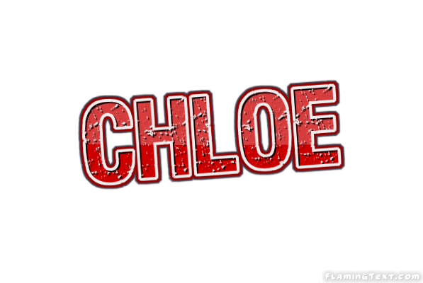Chloe Logo Free Name Design Tool from Flaming Text