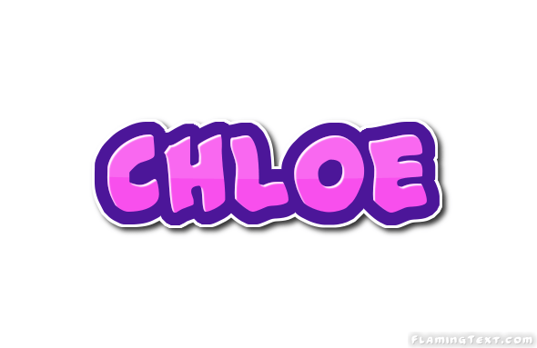 Chloe Logo Free Name Design Tool from Flaming Text