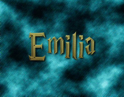 Emilia Logo | Free Name Design Tool from Flaming Text