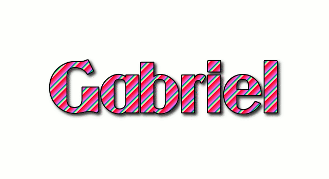 Gabriel Logo Free Name Design Tool von Flaming Text