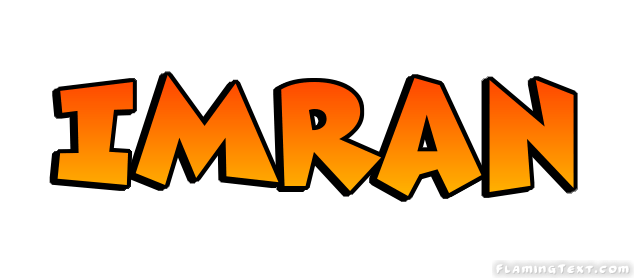 Imran Logo Free Name Design Tool from Flaming Text