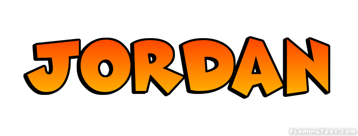 Jordan Logo Free Name Design Tool from Flaming Text